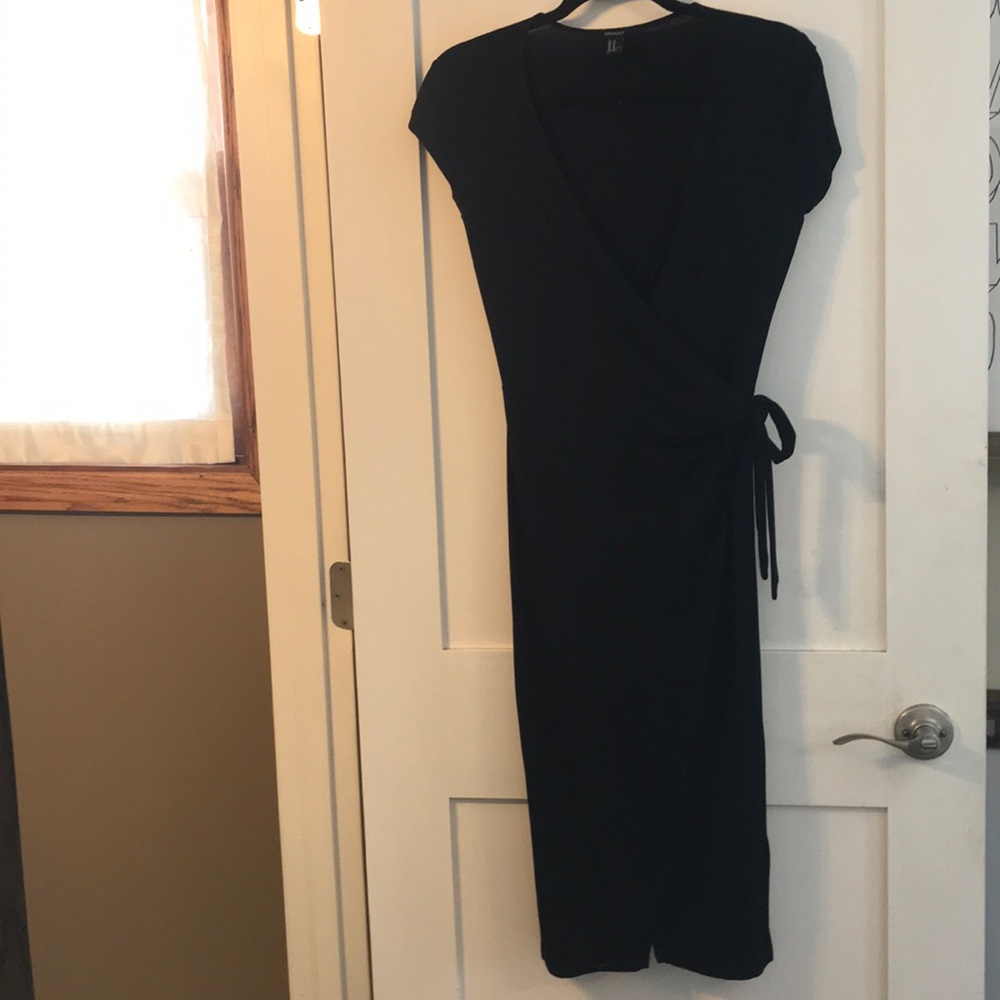 Black Wrap Dress